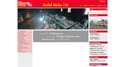 Desktop Screenshot of feuerwehr.neuhausen.ch
